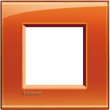 LL - PLACCA 2P ARANCIO - BTICINO LNA4802OD product photo Photo 02 3XL