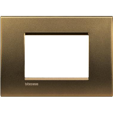 LL - PLACCA 3P BRONZO - BTICINO LNA4803BZ product photo Photo 02 3XL