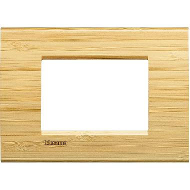 PLACCA LIVING LIGHT BAMBOO LNA4803LBA BTICINO QUADRA - BTICINO LNA4803LBA product photo Photo 02 3XL
