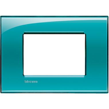 PLACCA LIVING LIGHT VERDE LNA4803VD BTICINO QUADRA - BTICINO LNA4803VD product photo Photo 01 3XL