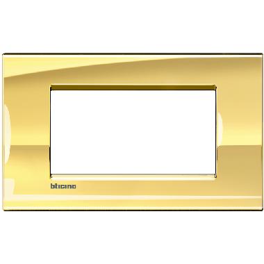 LL - PLACCA 4P ORO FREDDO - BTICINO LNA4804OA - BTICINO LNA4804OA product photo Photo 02 3XL