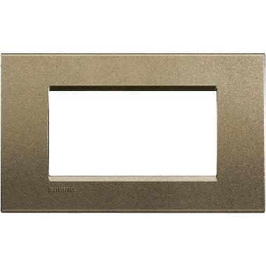 LL - PLACCA 4P SQUARE - BTICINO LNA4804SQ product photo Photo 02 3XL