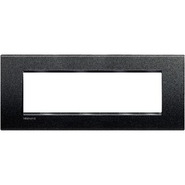PLACCA LIVING LIGHT ANTRACITE LNA4807AR BTICINO QUADRA 7 POSTI - BTICINO LNA4807AR product photo Photo 02 3XL