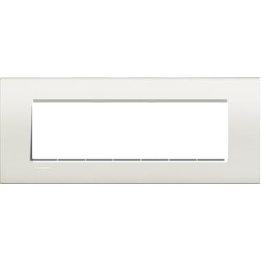 PLACCA LIVING LIGHT BIANCA LNA4807BI BTICINO QUADRA 7 POSTI - BTICINO LNA4807BI product photo Photo 02 3XL