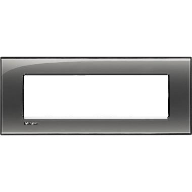 LIVING LIGHT PLACCA 7P FUMO DI LONDRA LNA4807KF - BTICINO LNA4807KF product photo Photo 01 3XL