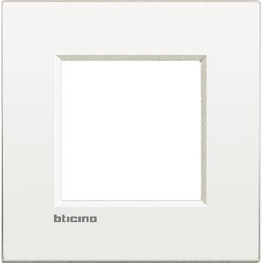 LL - PLACCA 2P BIANCO PURO - BTICINO LNC4802BN product photo Photo 02 3XL