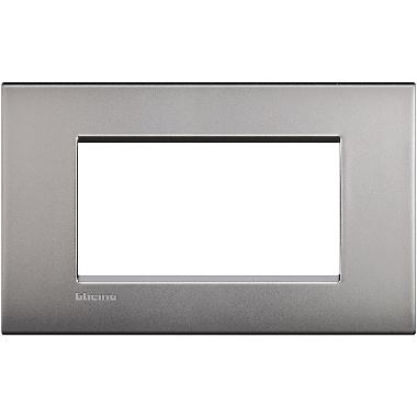 LL - PLACCA 4P NICHEL SATINATO - BTICINO LNC4804NK product photo Photo 02 3XL