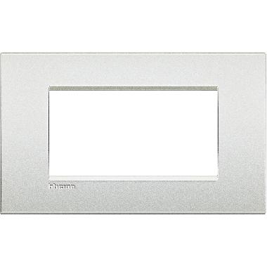 LIVING LIGHT PLACCA 4P BIANCO PERLA AIR LNC4804PR - BTICINO LNC4804PR product photo Photo 01 3XL