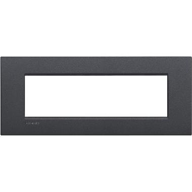 LIVING LIGHT PLACCA 7P ANTRACITE AIR LNC4807AR - BTICINO LNC4807AR product photo Photo 02 3XL