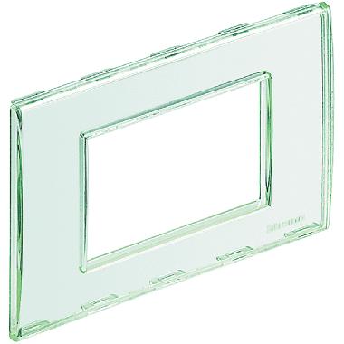 LIVING LIGHT PLACCA 3P PERSONALIZZABILE LND4803KR - BTICINO LND4803KR product photo Photo 01 3XL