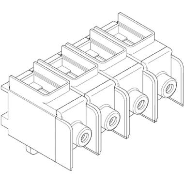 MORSETTO ESTERNO 160A GAMMA EUROPA 4PZ - BTICINO M7X17 - BTICINO M7X17 - BTICINO M7X17 product photo Photo 02 3XL