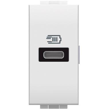 LL - CARICATORE USB TIPO C 1M BIANCO - BTICINO N4192C - BTICINO N4192C product photo Photo 01 3XL