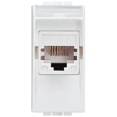 BTNET - LIGHT CONNETTORE RJ45 UTP CAT5E - BTICINO N4261AT5 product photo Photo 02 3XL