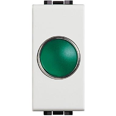 LIGHT - PORTALAMPADA SPIA VERDE - BTICINO N4371V product photo Photo 01 3XL