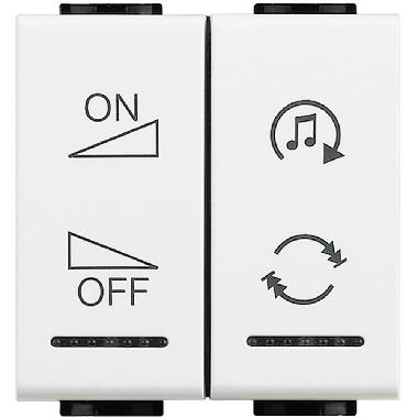 LIGHT - COPRITASTO ON OFF REGOLAZIONE 1MOD - BTICINO N4911AIN product photo Photo 01 3XL