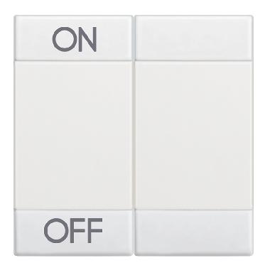 LIGHT - COPRITASTO ON OFF 2 MOD - BTICINO N4911M2AGN product photo Photo 02 3XL