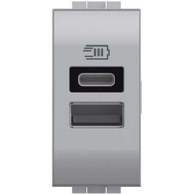 LL - CARICATORE USB TIPO A+C 1M TECH - BTICINO NT4191AC - BTICINO NT4191AC product photo Photo 01 3XL