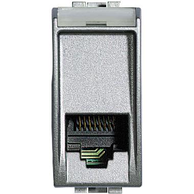 LIGHT TECH - PRESA TELEFONICA RJ11 RJ12 NT4258/11N - BTICINO NT4258/11N product photo Photo 02 3XL