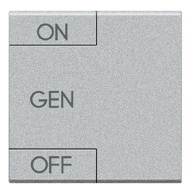 LIGHT TECH - COPRITASTO ON OFF GEN 2 MOD - BTICINO NT4911M2AFN - BTICINO NT4911M2AFN - BTICINO NT4911M2AFN product photo Photo 02 3XL