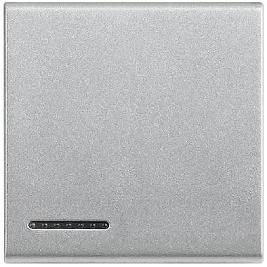 LIGHT TECH - COPRITASTO ILLUMINABILE PULSANTE 2MOD - BTICINO NT4915/2 product photo Photo 01 3XL