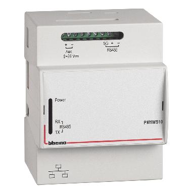 MINI SERVER WEB ENERGIA 10 PUNTI - BTICINO PM1WS10 product photo Photo 02 3XL