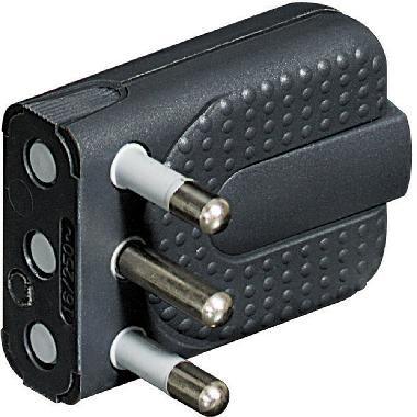 KIT - SPINA CORNER SALVASPAZIO 2P+T 16A GRIGIO - BTICINO S2466TGE product photo Photo 01 3XL