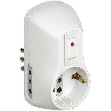 KIT - ADAT SAFE 1 PR. ST TED+2 10A+INT BI - BTICINO S3610DB - BTICINO S3610DB - BTICINO S3610DB product photo Photo 02 3XL