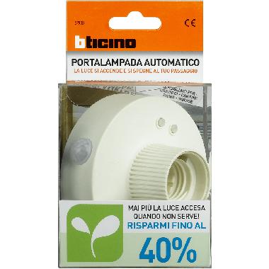 KIT-PORTALAMPADA E27 PAR/SOFF.C/RIL.PRES.BIANCO - BTICINO S790D - BTICINO S790D - BTICINO S790D product photo Photo 02 3XL