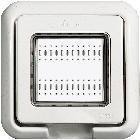 LIVINGLIGHT/LUNA-COP.X SCAT.502E 2MD BIANCO LIGHT - BTICINO 24602N - BTICINO 24602N - BTICINO 24602N product photo