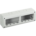 CONTENITORE 8 POSTI (4+4) IP40 MATIX PARETE TOPPA - BTICINO 25408 product photo