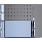 FRONTALE MODULO FONICO EVOLUTO PORTER 2 PULSANTI ALLUMINIO STREET - BTICINO 351123 product photo