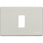 PLACCA 1 POSTO ALLUMINIO OXIDAL MAGIC - BTICINO 503/1/X product photo