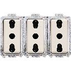 MAGIC-PRESA TRIPLEX BIPASSO 2P+T 10/16A - BTICINO 5180/3 - BTICINO 5180/3 - BTICINO 5180/3 product photo