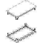 MAS HDX - BASE TESTA PANN CIECHI 850X600MM - BTICINO 91801/86C - BTICINO 91801/86C - BTICINO 91801/86C product photo