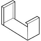 MAS - ELEM PROLUNGA CELLA FORMA 4B H=400MM - BTICINO 91850/4EP - BTICINO 91850/4EP product photo