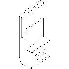 MAS SDX - SUPPORTO CENTRALE X TIFASTPETTINI - BTICINO 94000STP - BTICINO 94000STP product photo
