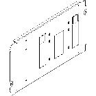 MAS - PIASTRA ESEC RIMOV ESTR ORIZ M400-630 - BTICINO 9541P/04RE - BTICINO 9541P/04RE product photo