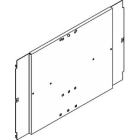PIASTRA DI FISSAGGIO PER M160-250 E M4 630 CON DIFFERENZIALE IN VERTICALE IN QUADRI E ARMADI LDX-P, LDX400 E MDX400 LARGHEZZA 850MM - BTICINO 9782PC/TN product photo