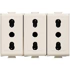 MATIX MAGIC - PRESA 10/16A TRIPLEX - BTICINO A5180/3 product photo