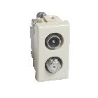 MATIX - PRESA TV-SAT DIRETTA DEMIX 1M AVOR - BTICINO A5214D - BTICINO A5214D product photo