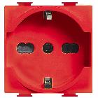 MATIX - PRESA STD TED-ITA ROSSA ANTIBATT - BTICINO A5440V16RAB - BTICINO A5440V16RAB product photo