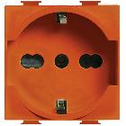 MATIX MAGIC - PRESA SCHUKO BIPASSO ARANCION - BTICINO A5440X16A - BTICINO A5440X16A product photo