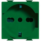 PRESA SCHUKO E BIPASSO VERDE MATIX MAGIC - BTICINO A5440X16V product photo