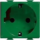 MATIX MAGIC - PRESA SCHUKO 2P+T VERDE - BTICINO A5440X2V - BTICINO A5440X2V product photo