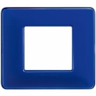 matix - placca 2 posti colors cobalto - BTICINO AM4802CBU product photo