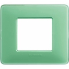 matix - placca 2 posti colors te verde - BTICINO AM4802CVC product photo