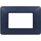 matix - placca 3 posti blu mercurio - BTICINO AM4803TBM product photo