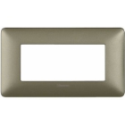 matix - placca 4 posti titanium - BTICINO AM4804MTA product photo