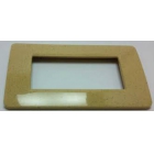 PLACCA 4 POSTI SABBIA MATIX - BTICINO AM4804SS - BTICINO AM4804SS product photo