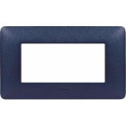 matix - placca 4 posti blu mercurio - BTICINO AM4804TBM product photo